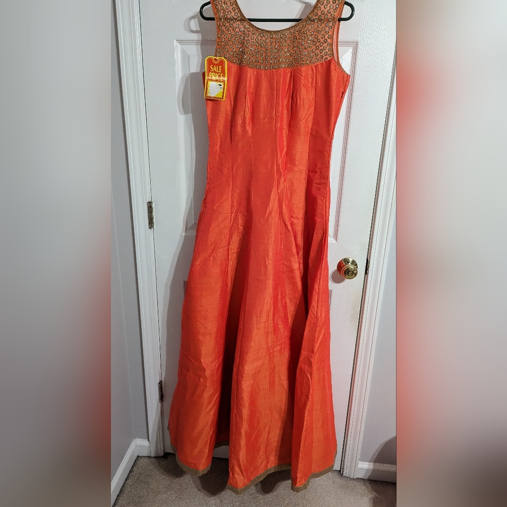 New with tags Coral Indian Gown